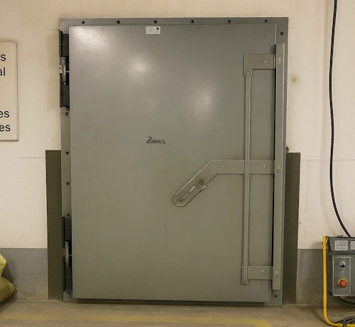 Porte étanche HHS anti-inondations.